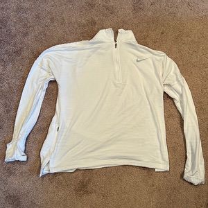 White Nike Quarterzip